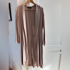 Blush long cardigan coat from Dynamite size Small.